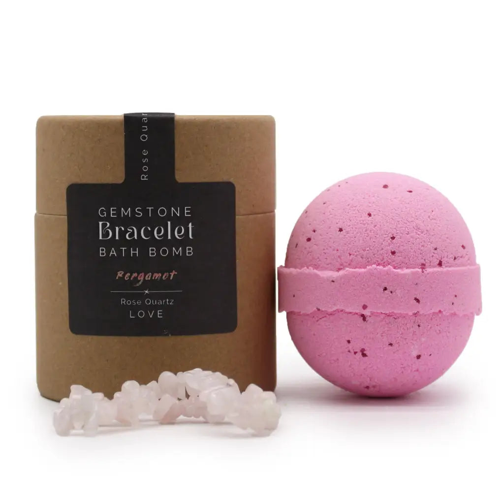 Bombe de Bain Hydratante avec Quartz Rose - bien etre