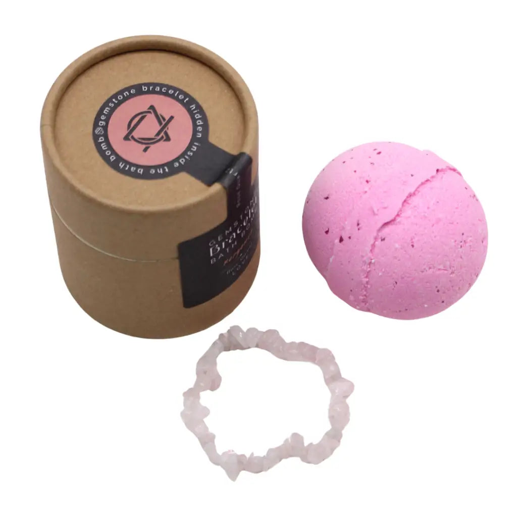 Bombe de Bain Hydratante avec Quartz Rose - bien etre