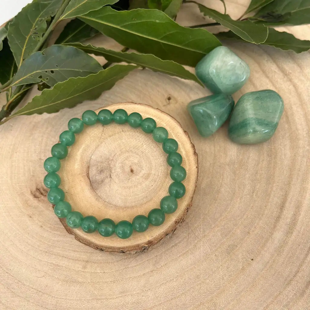 Bracelet Aventurine Verte - Prospérité Sérénité - Bracelets