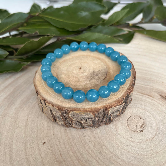 Bracelet en Quartz Bleu - Unique 18/19 cm Bracelets