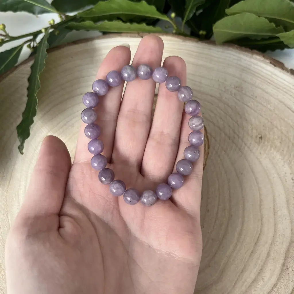 Bracelet Lépidolite: Elégance Confort et Sérénité - bracelet