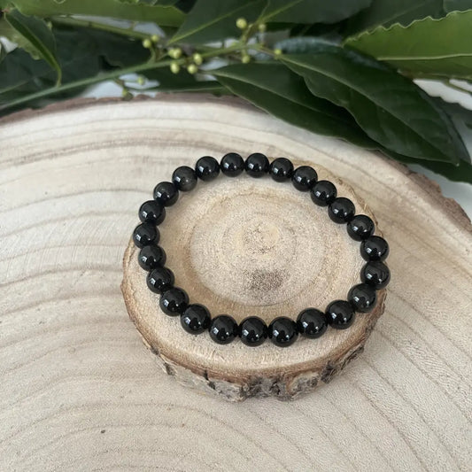 Bracelet Obsidienne Dorée - Trésor de la nature - Unique