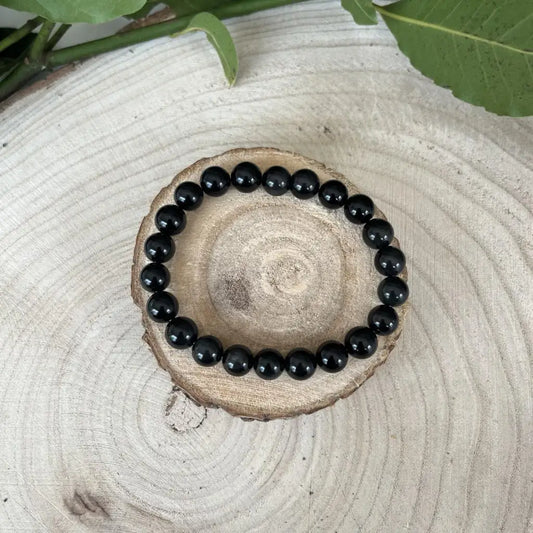 Bracelet Obsidienne Oeil Celeste - Unique 18/19 cm