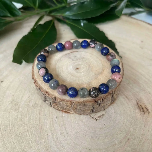 Bracelet Signe Balance - Lapis-Lazuli Labradorite Rhodonite