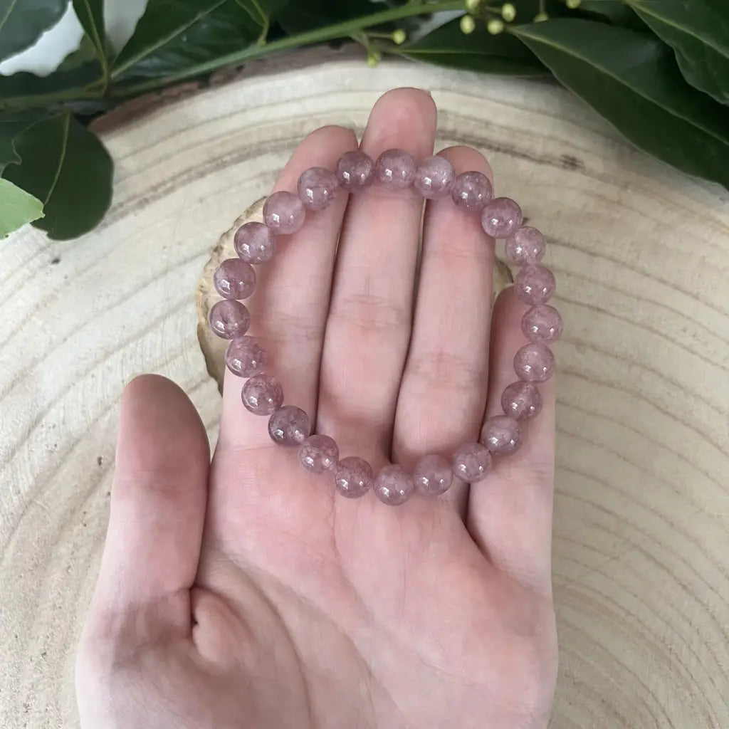 Bracelets en Quartz Fraise: Alliez Beauté et Guérison -