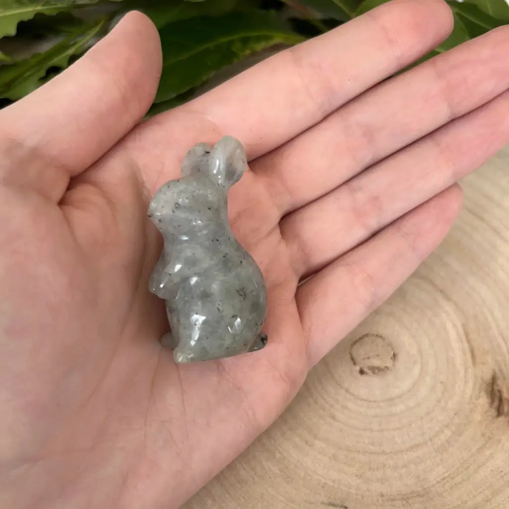 Figurine Lapin en Pierre Naturelle