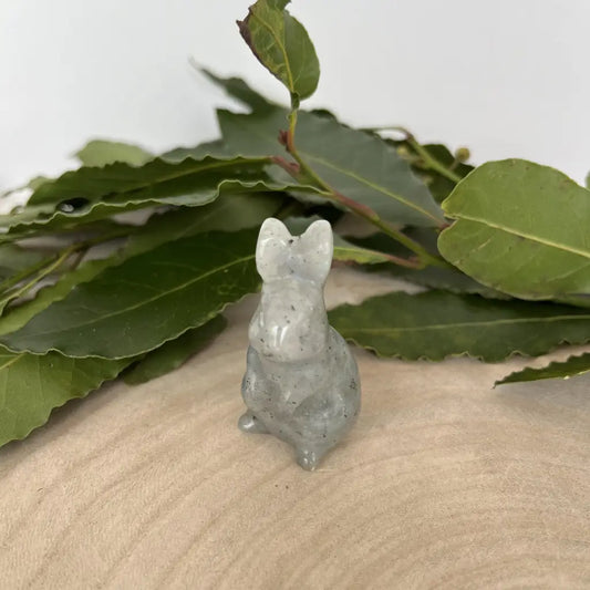 Figurine Lapin en Pierre Naturelle