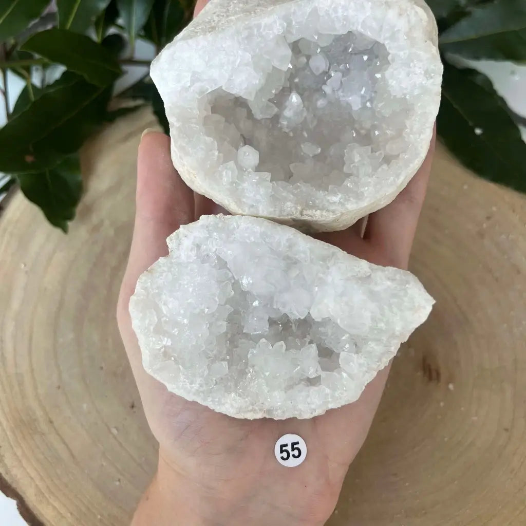 La Géode de Calcite Blanche: Un Joyau Terrestre - 55