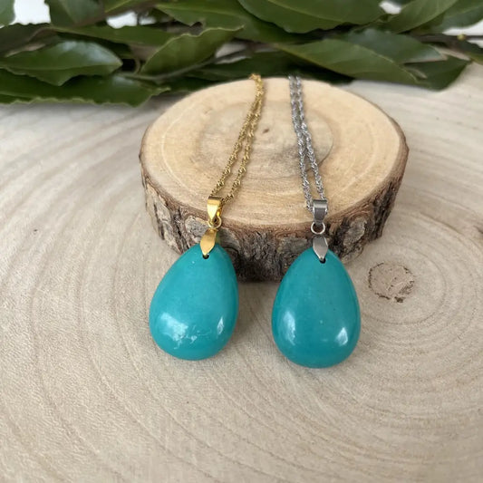 Pendentif en Turquoise de Chine - pierres Naturelles