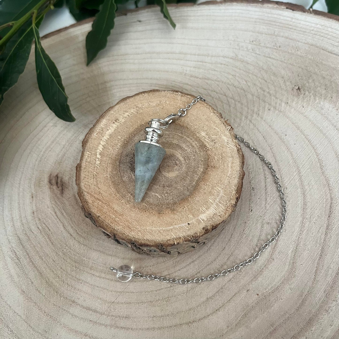 Pendule en Labradorite - Pendule en pierre