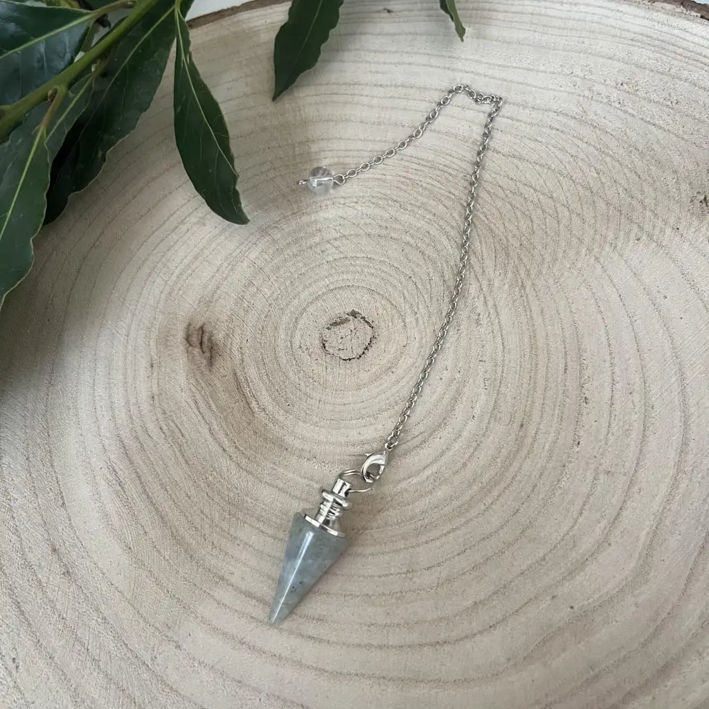 Pendule en Labradorite - Pendule en pierre