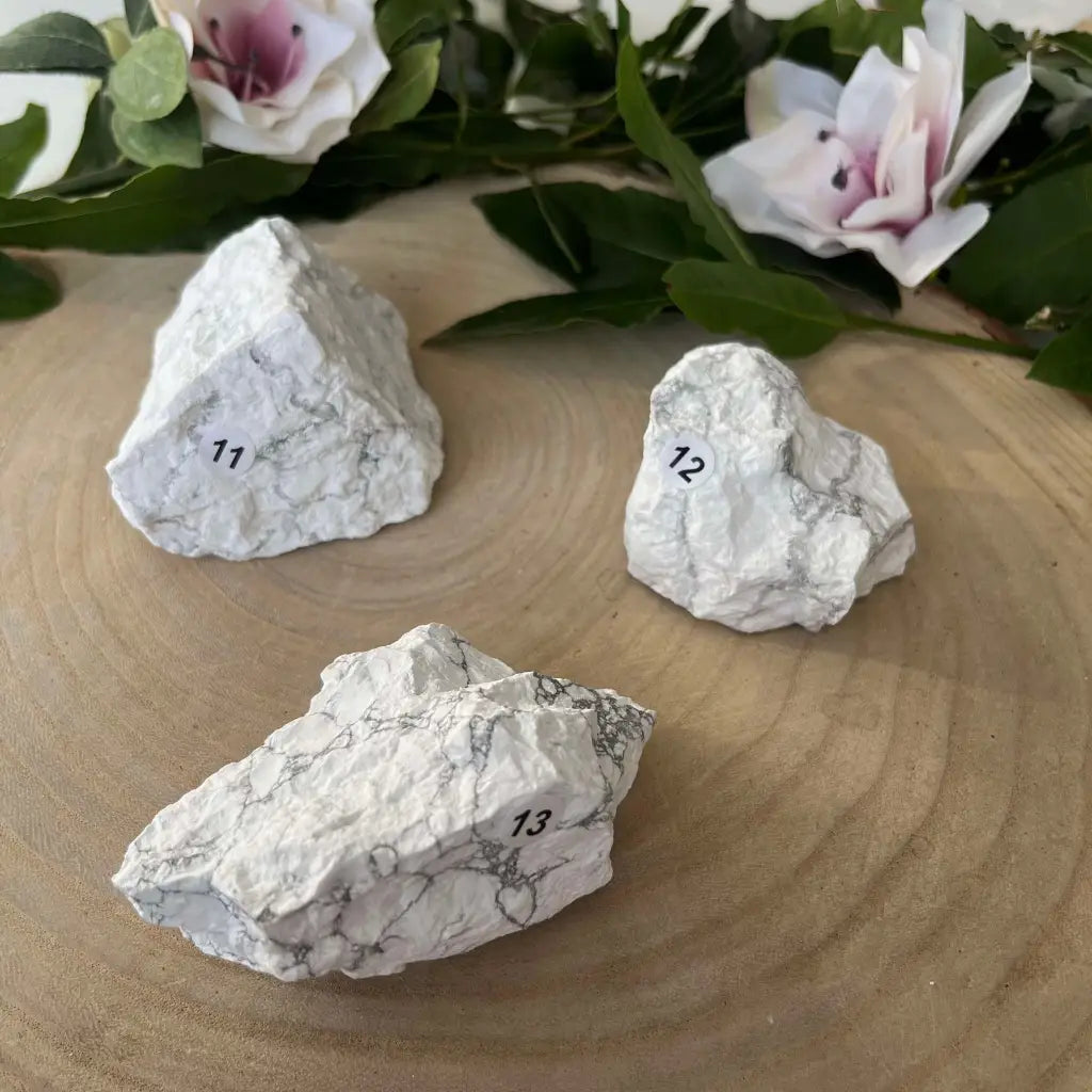 Pierre Brute Howlite Blanche - pierres Naturelles